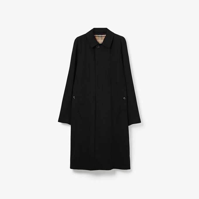 burberry camden heritage long lightweight gabardine car coat